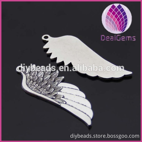 Wholesale 22*59 mm zinc alloy angle wing charms